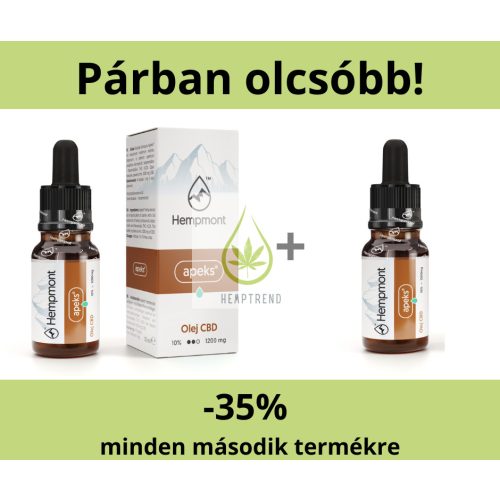 2DB HEMPMONT APEKS® CBD OLAJ 10% 1200 MG - 12 ML