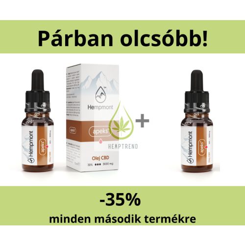 2DB HEMPMONT APEKS® CBD OLAJ 30 % 3600 MG - 12 ML